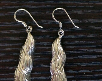 ON SALE Vibrant SILVER Earrings