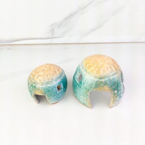 Aquarium Decoration, Betta Fish Cave, Small Aquarium Decor, Fish Tank Decorations, ceramic decor, Ceramics and Pottery, aquarium coral image 5