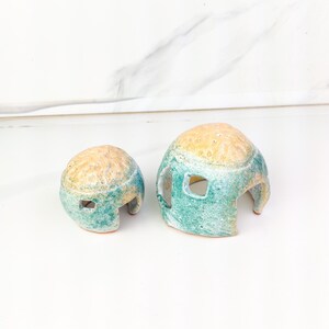 Aquarium Decoration, Betta Fish Cave, Small Aquarium Decor, Fish Tank Decorations, ceramic decor, Ceramics and Pottery, aquarium coral image 8