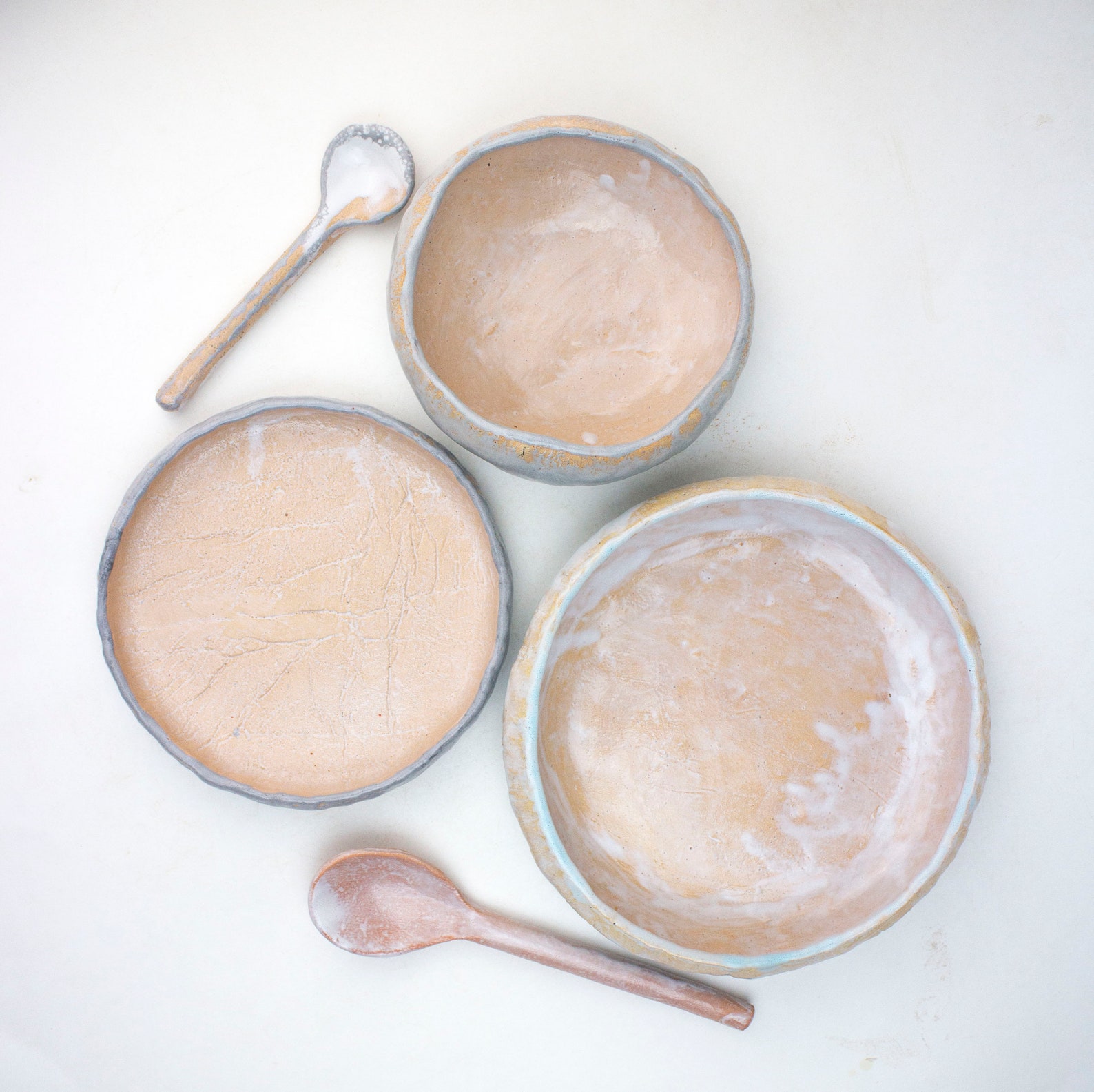 Handmade ceramic bowl and spoon Soup Bowl Ceramic Large Etsy