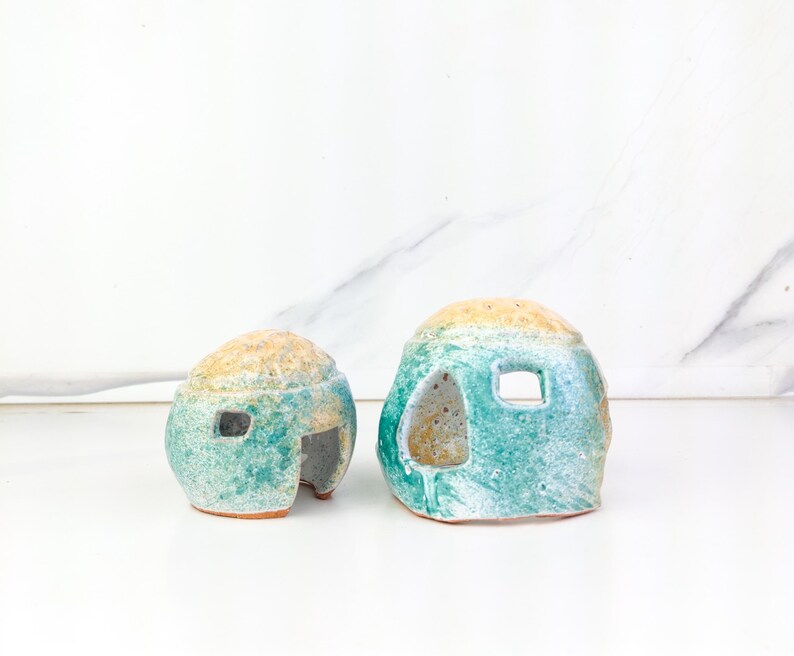 Aquarium Decoration, Betta Fish Cave, Small Aquarium Decor, Fish Tank Decorations, ceramic decor, Ceramics and Pottery, aquarium coral image 4