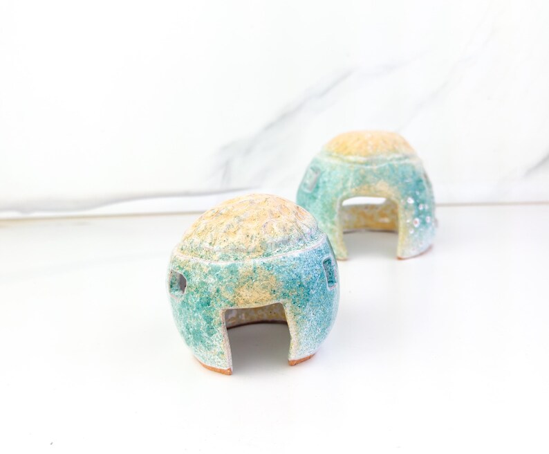 Aquarium Decoration, Betta Fish Cave, Small Aquarium Decor, Fish Tank Decorations, ceramic decor, Ceramics and Pottery, aquarium coral image 10