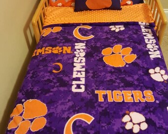 Clemson toddler bedding set