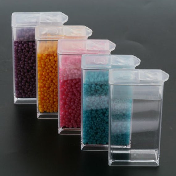 Pack of 6 Tic Tac Box Small Bead Storage Containers 50mm X 27mm P00527 