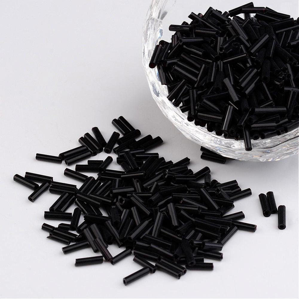 30g Mixed Black Beads: Seed Beads, Bugle Beads, and Large Beads - For  Jewellery Making and Crafts