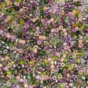 7.2g MIYUKI Delica Seed Beads - 11/0 - Mixed Lavender (DB-MIX21) - S0429