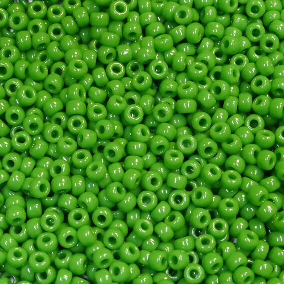 8-411, Miyuki 22g Opaque Jade Green 8-411, Miyuki 22g Opaque Jade Green