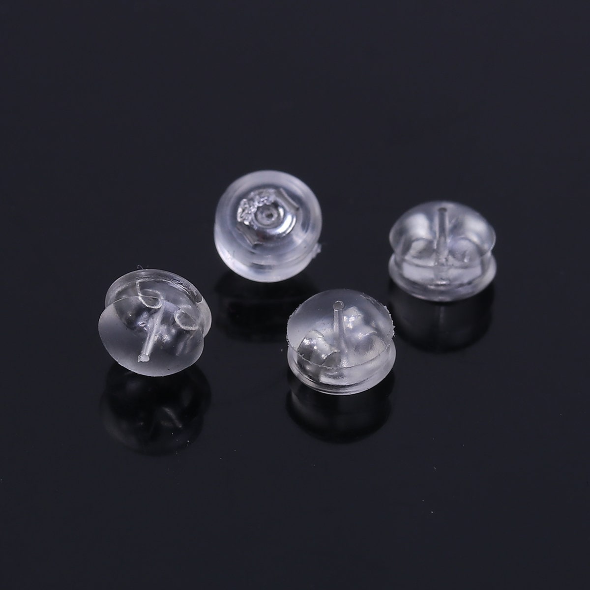 Silicone back shop earrings