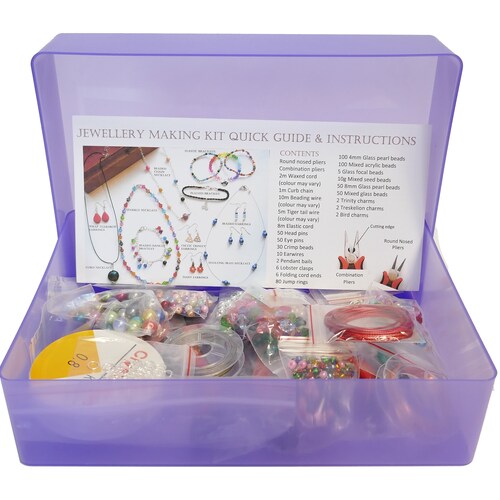 Jewellery Making Kit for Beginners Instructions Included Etsy UK