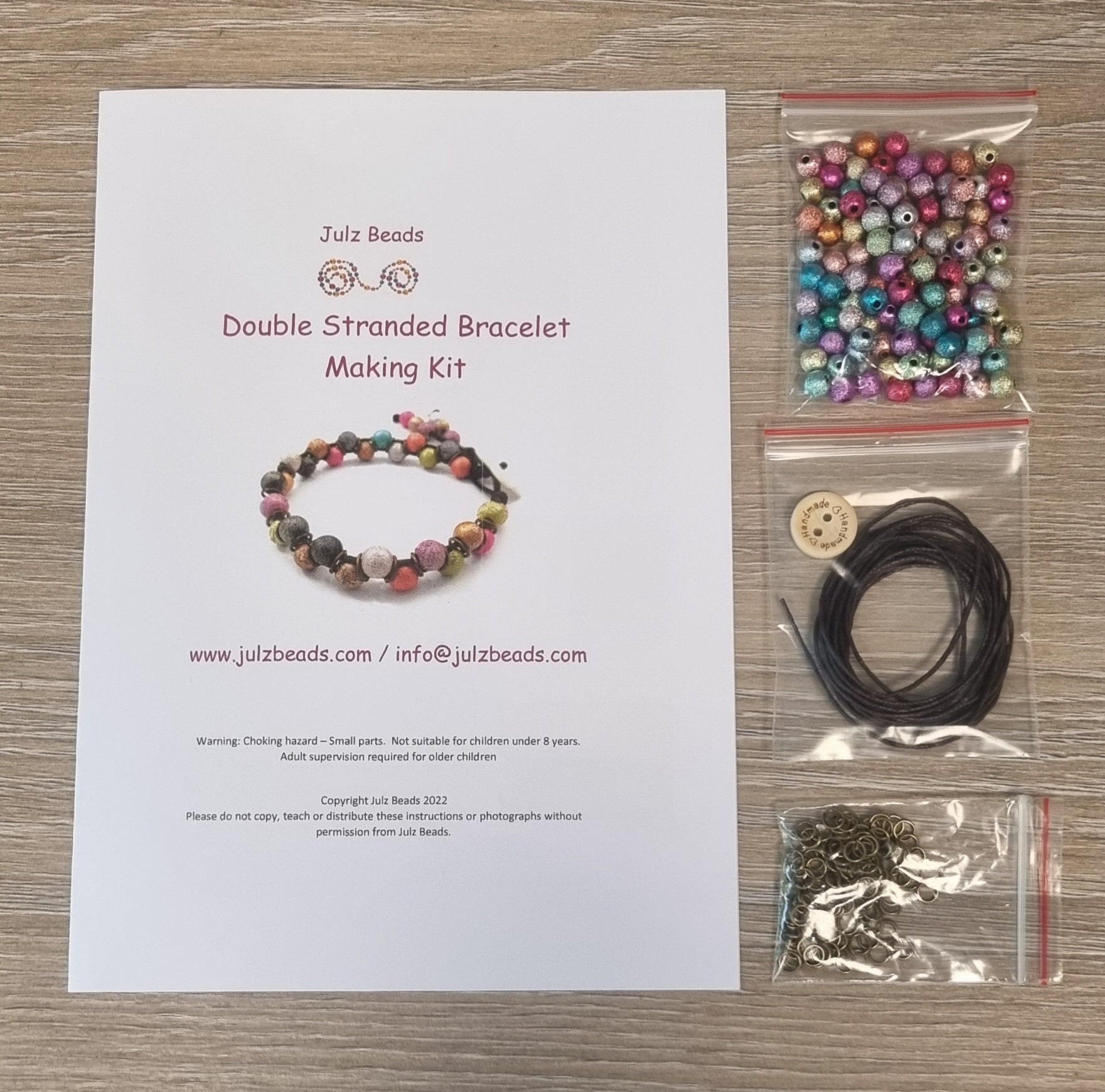 Friendship Bracelet Making Kit. Relaxing Craft Kit for Adults