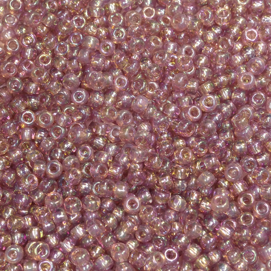 8-256D, Miyuki 22g Transparent Dark Smoky Amethyst AB 8-256D, Miyuki 22g Transparent Dark Smoky Amethyst AB