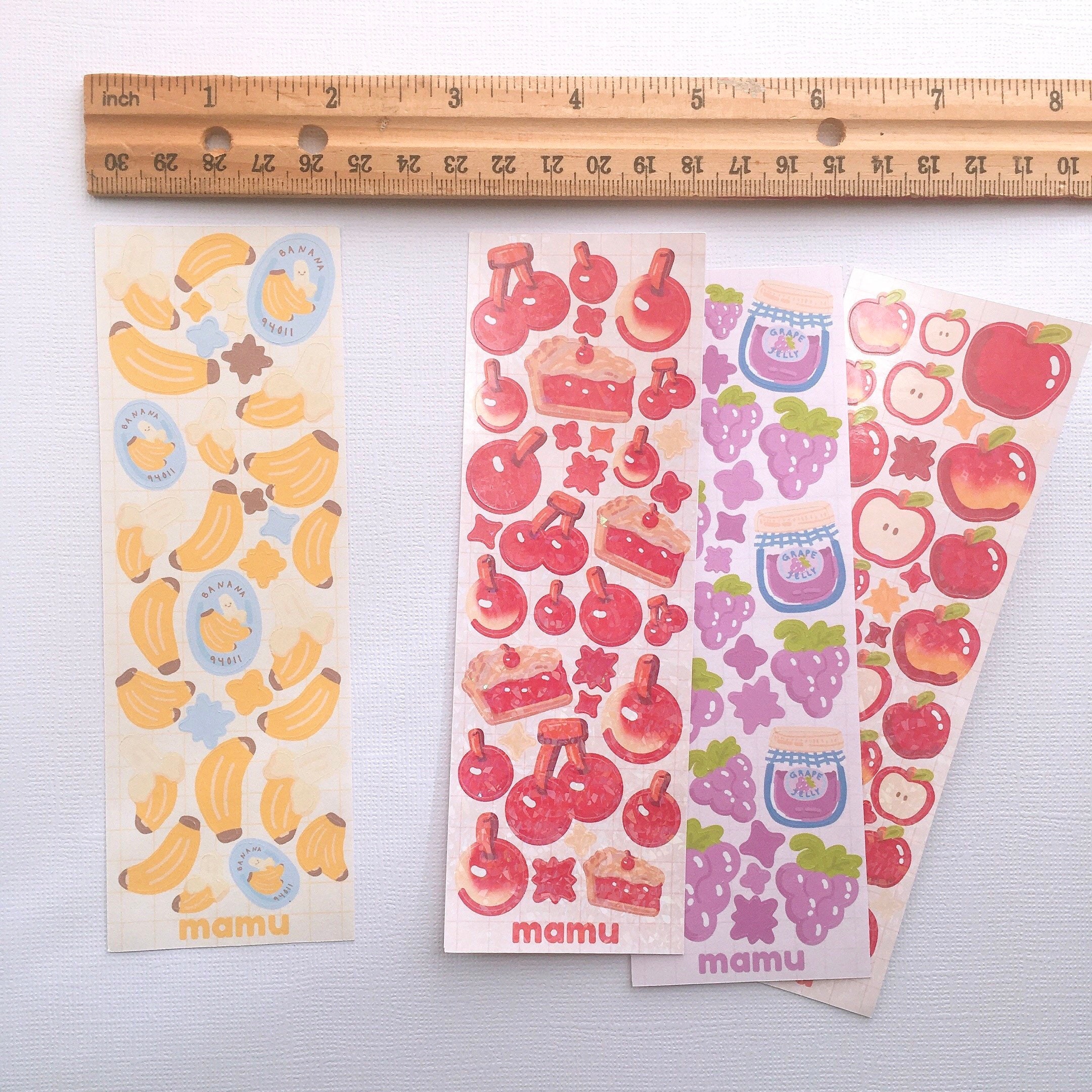 Kpop Toploader Deco Stickers, Kawaii Animal Ribbon Deco Stickers, Photocard  Deco Sticker 