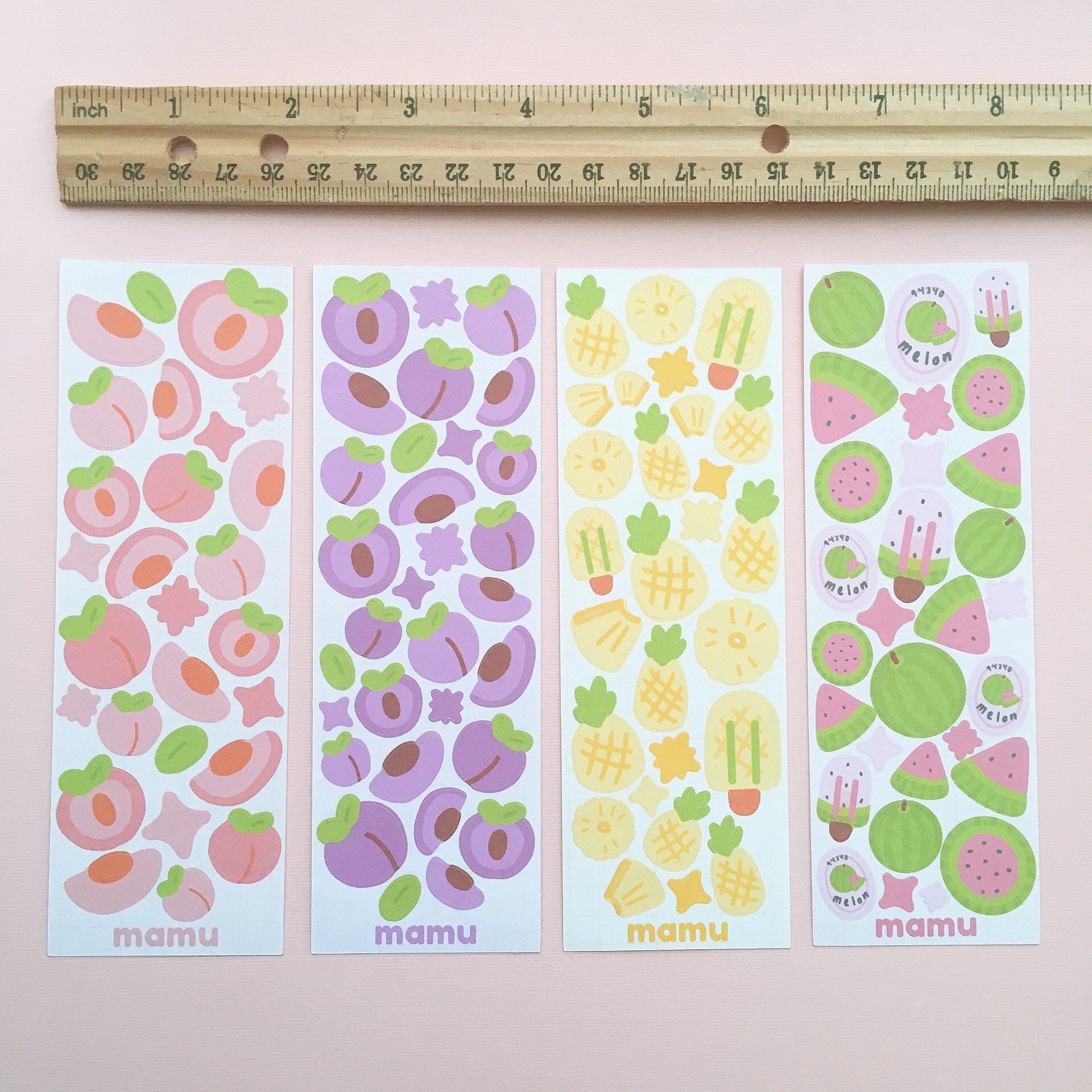 Fruit Deco Sticker Sheet – Poyura