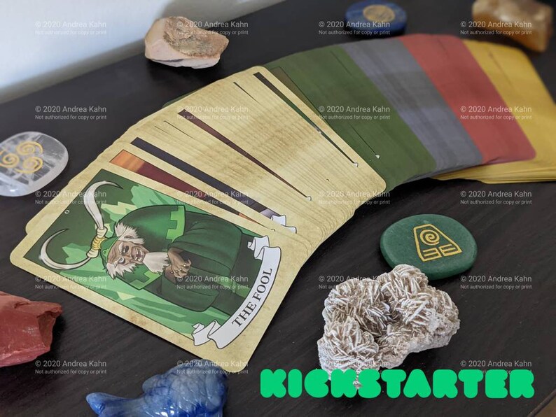 Avatar Tarot Cards 90card Deck Kickstarter Etsy