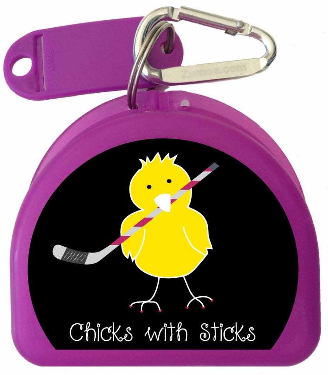 Ice Hockey Mouthguard and Retainer Dental Clip Case Chicks With Ice ...