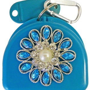 Decorated Mouth Guard, Retainer Mouthguard, Dental, Invisalign Cases Called Crystal Waters