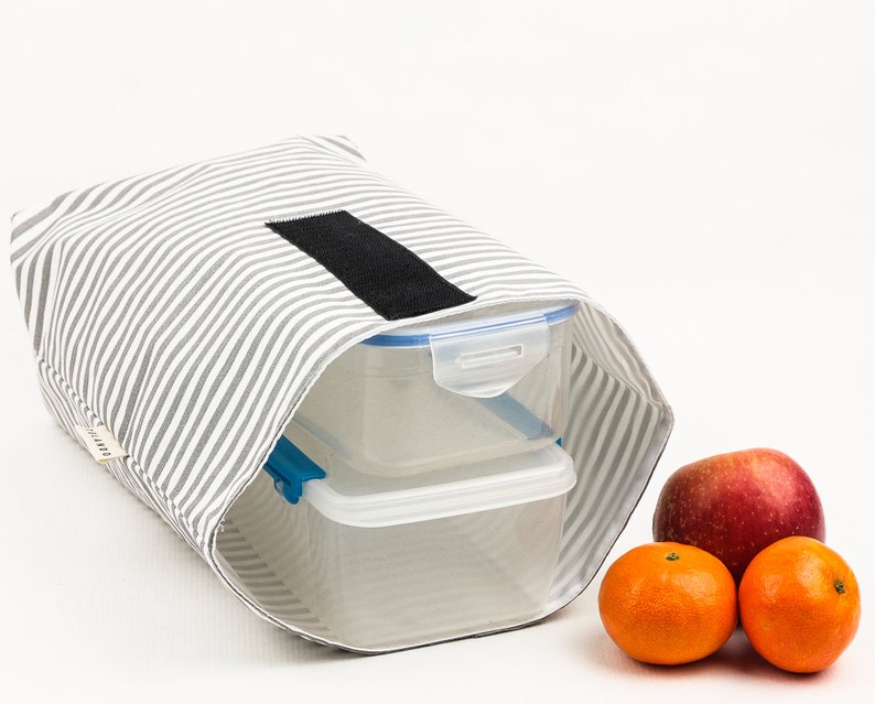 Eco friendly lunch bag reusable wipeable waterproof Etsy