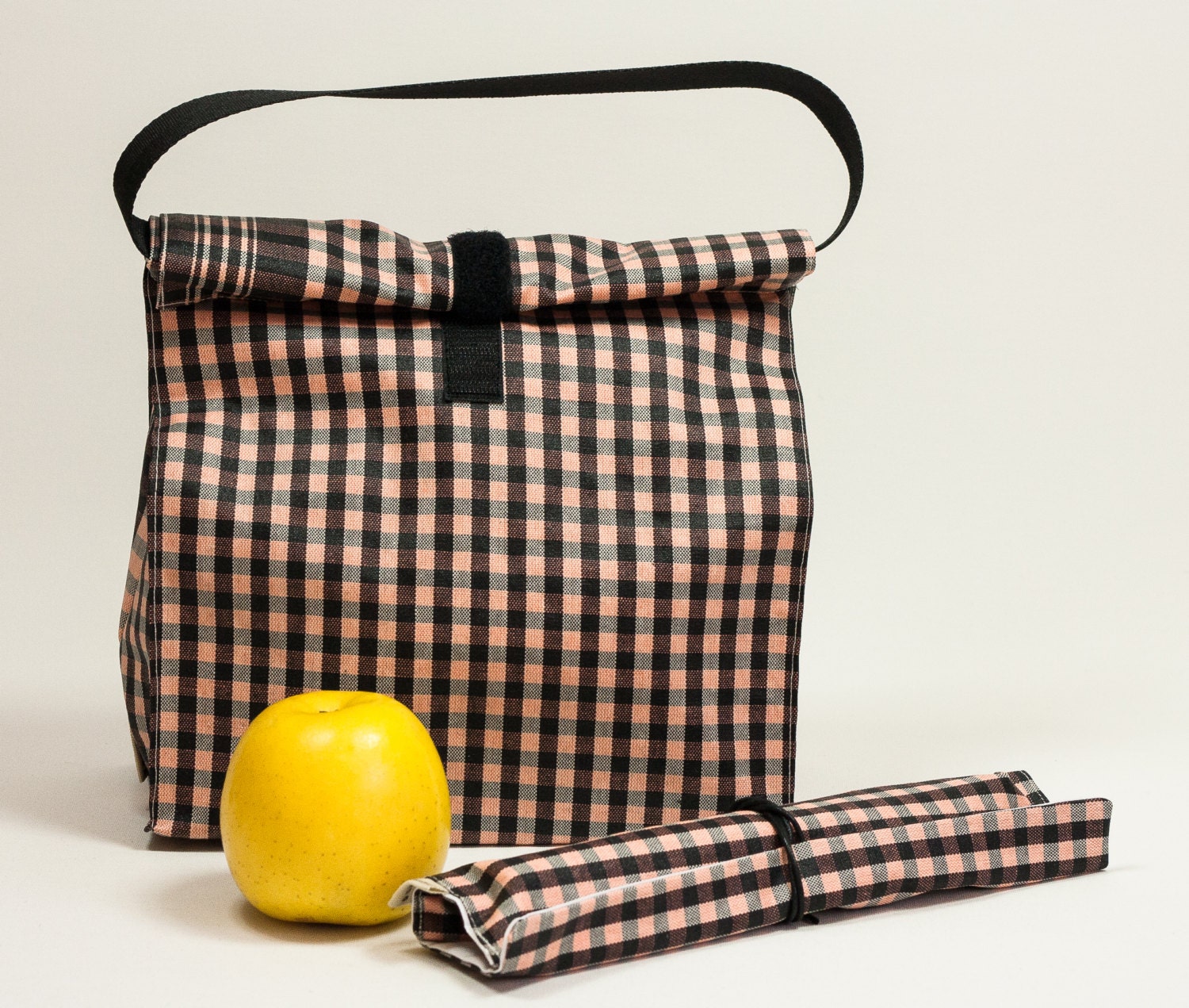 Lunch bag for women. Zero waste utensils. Adult lunch bag.