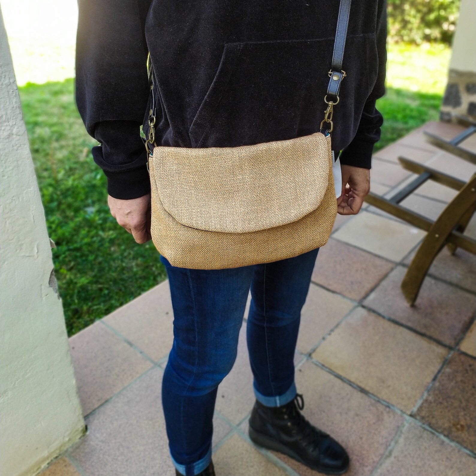 Small Red Crossbody Bag. Women Crossover Purse Bag. Red Canvas Etsy