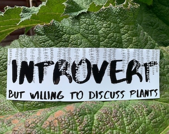 Introvert aber bereit, Pflanzen zu besprechen - |L|