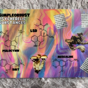 Psychedelic Substances Sticker Sheet