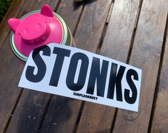 STONKS Sticker! Stocks and Money