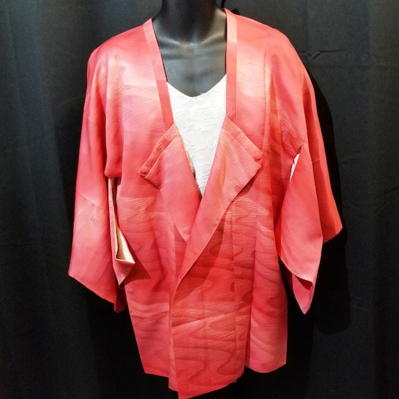 XL Kimono Jacket Vintage Japanese Kimono Modified… - image 1