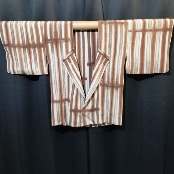 XL Kimono Jacket Vintage Japanese Kimono Modified… - image 2