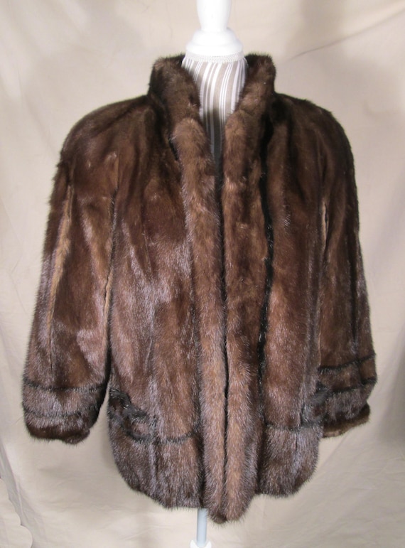 Mink leather jacket vintage - Gem Mink leather jacket vintage - Gem