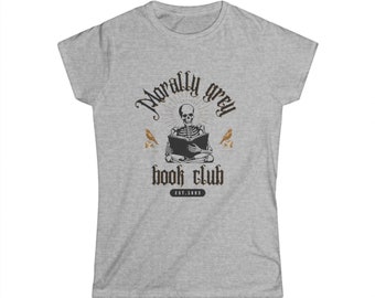 T-shirt doux pour femmes Morally gris