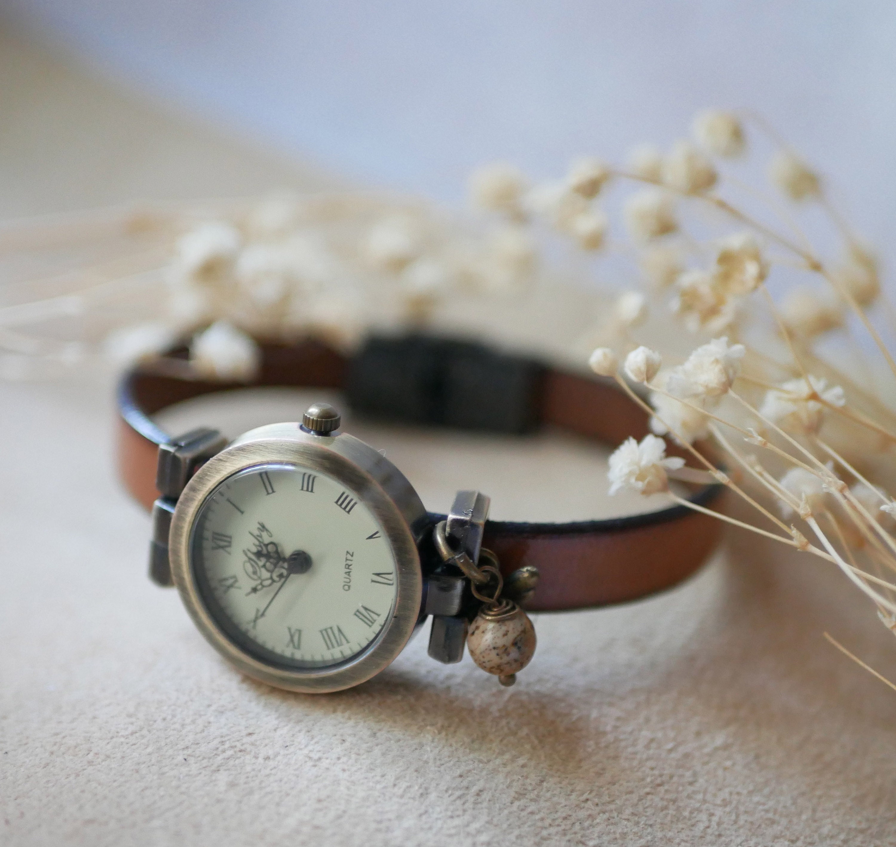 Antique Roma womens watch with matching bracelet Tiffany & Co. 14k Solid Gold Ladies Watch Roman Dial with  main image 4