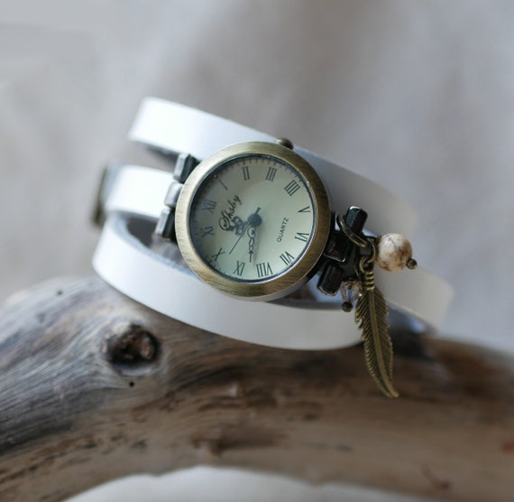 Orologio da donna Ciondoli in pelle da personalizzare un | Etsy Italia