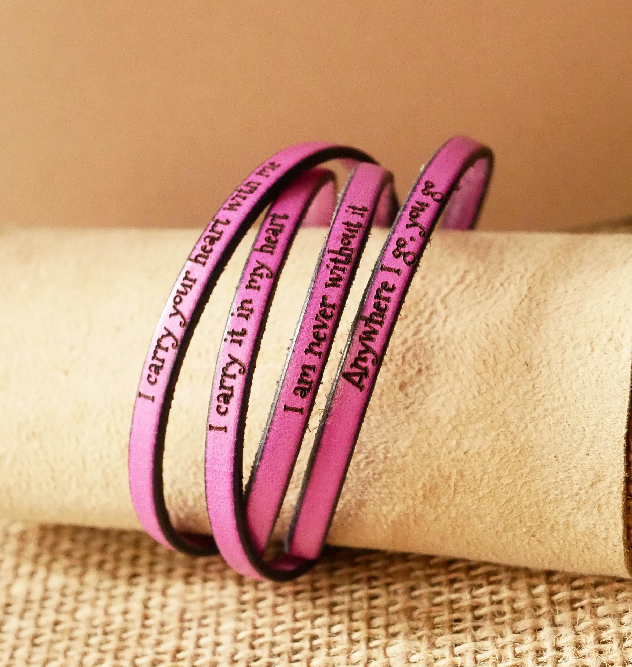 Bracciale In Pelle Personalizzato Con Foto – Ciondolo Rotondo In Acciaio Con Immagine, Regolabile 165-255 Mm, Regalo Per Madre, Moglie, Fidanzata (Nero/Marrone) - 3