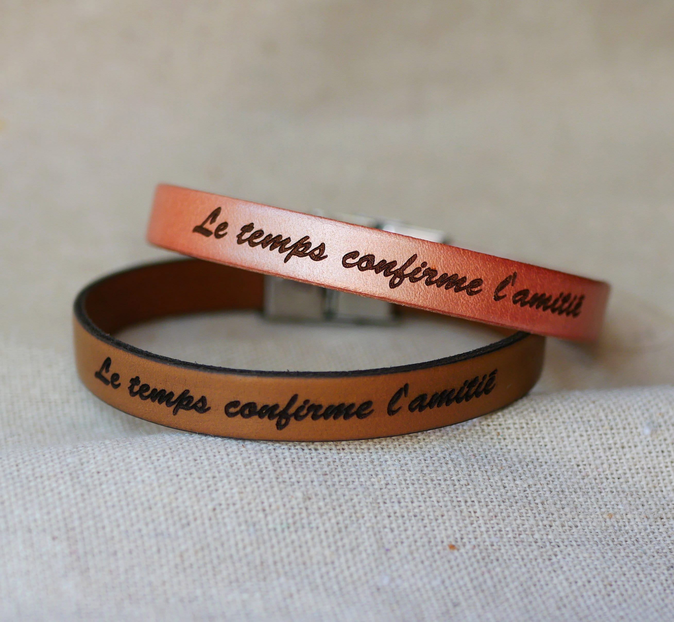 Personalized Bracelet Gift for Men and Women Custom Engraved - Etsy