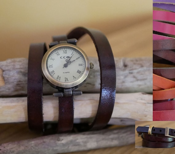 Orologio da donna piccolo polso con interruttore al cinturino | Etsy Italia
