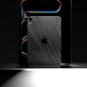 Real Slate Stone Skin Black ROCK for Apple iPad - ROXXLYN