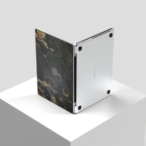 14&quot; MacBook Pro & 16&quot; MacBook Pro 2021 ROXXLYN Real Stone MacBook  Slate Transocean Skin Cover Decal