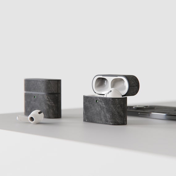 AirPods Proケース – 本物のスレート「ブラックロック」 | 本物の