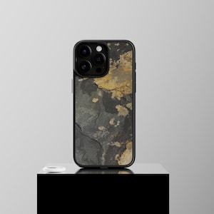 iPhone Stone Case, Real Stone Transocean Phone Case, Textured iPhone Case, Protective Cell Phone Case, Aesthetic Phone Case - ROXXLYN