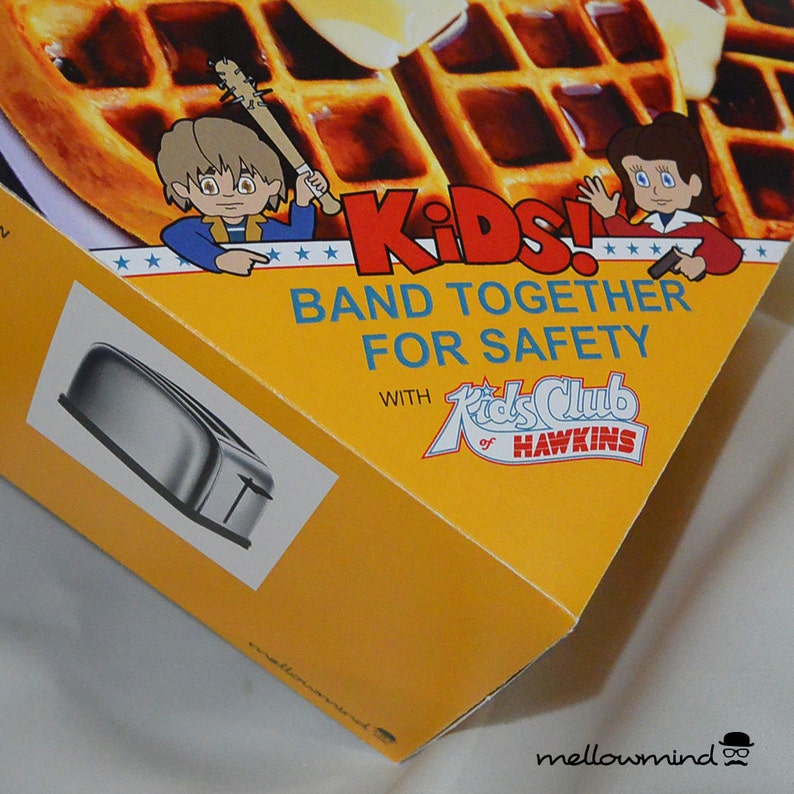 DIY Stranger Things Inspired Eggo Waffles Box DIY Download Etsy