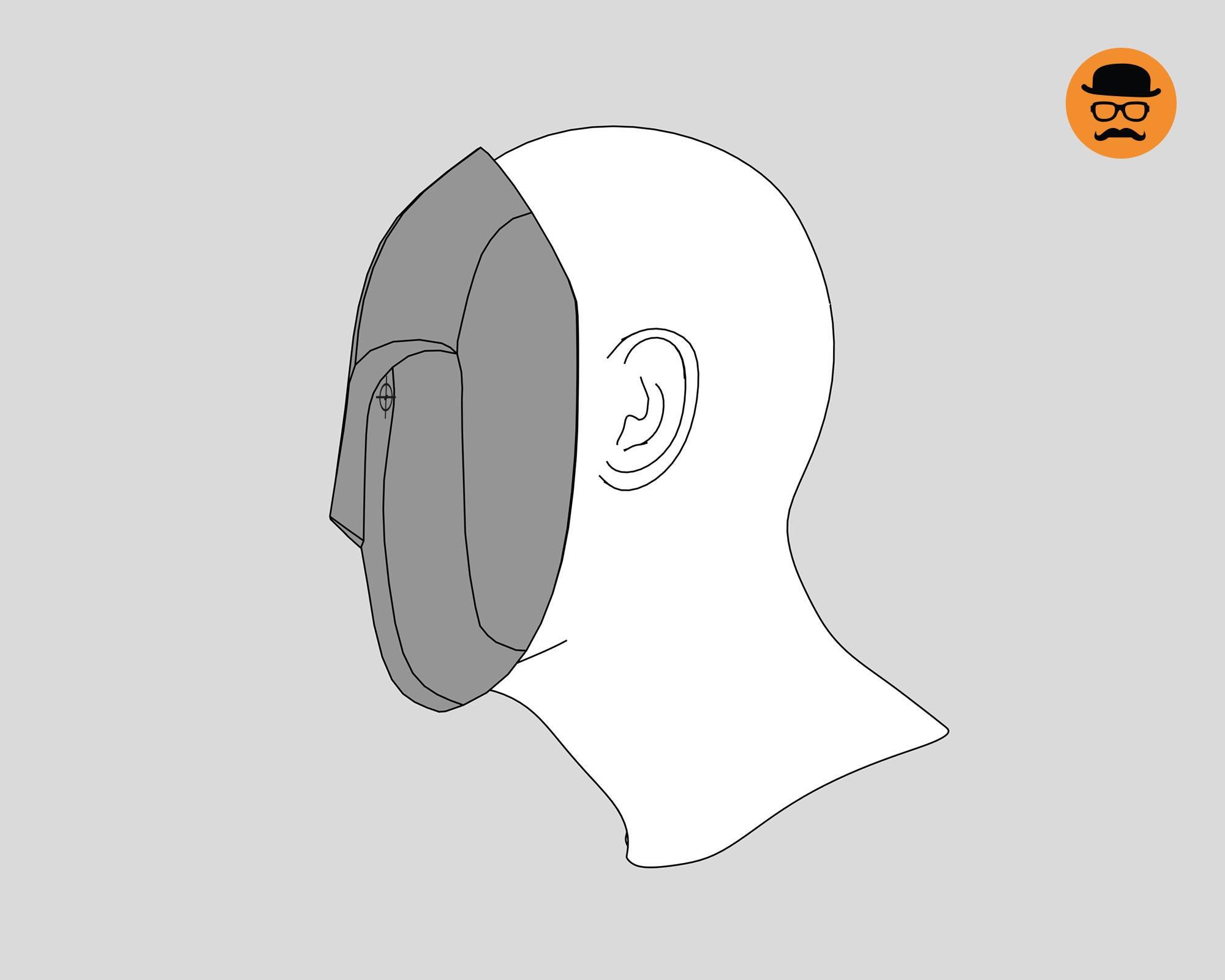 Basic Face Mask - DIY Printable EVA Foam Cosplay Pattern (PDF Template ...