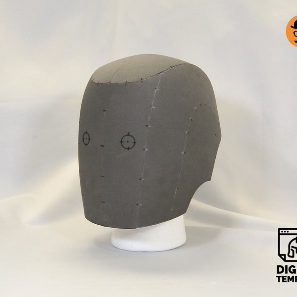 DIY Basic helmet No2 template for EVA foam & crafting Help Book!