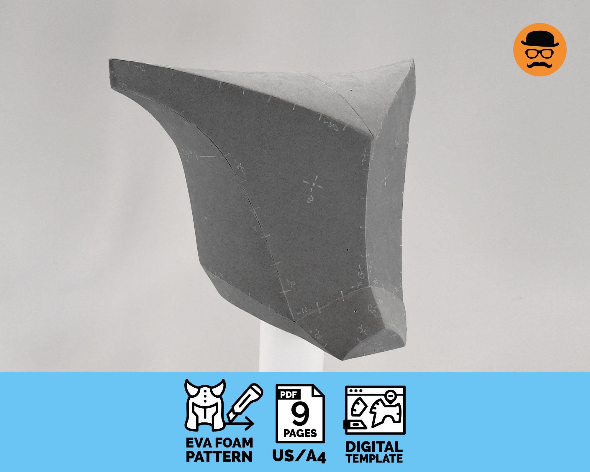 Space Helmet No.3 - DIY Printable EVA Foam Pattern for Cosplay ...