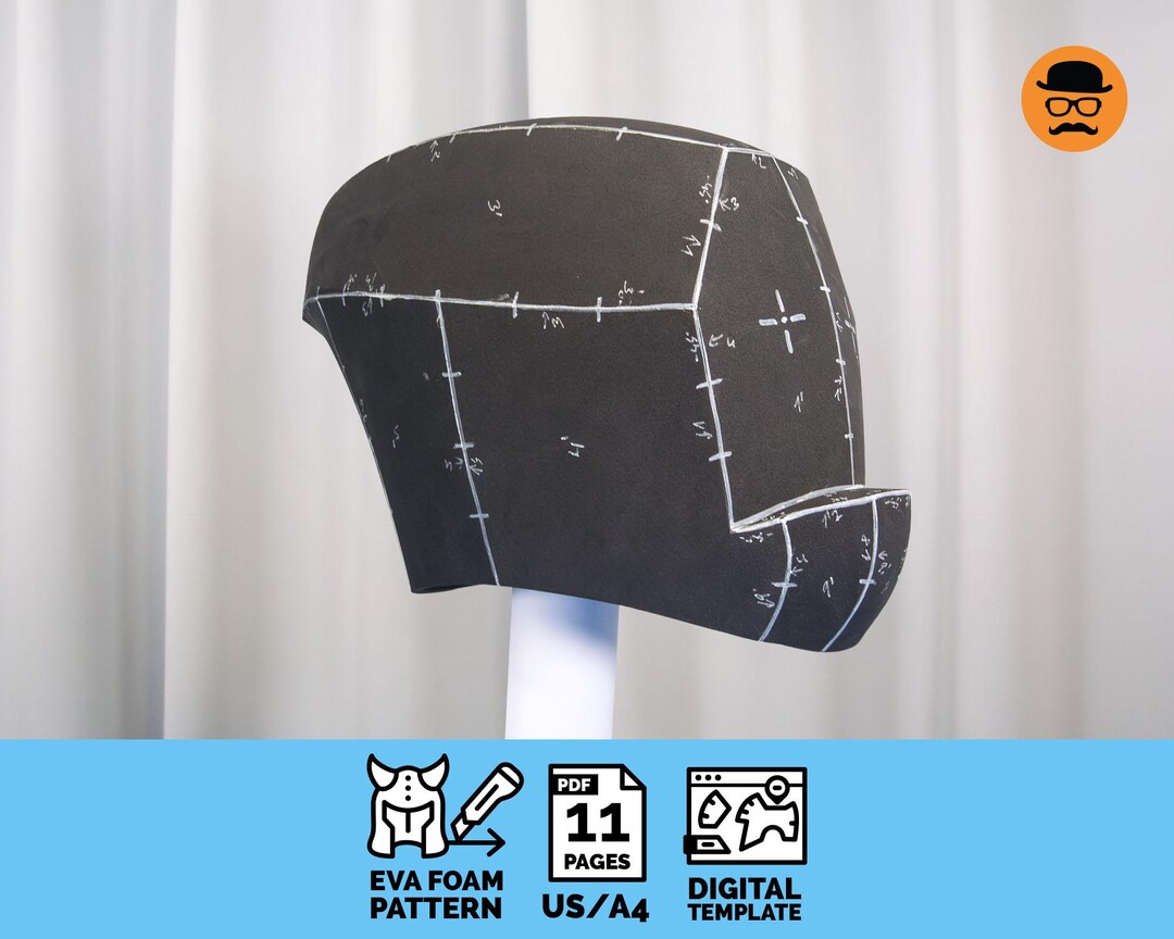 Alien Helmet No.2 - DIY Printable EVA Foam Helmet Pattern for Cosplay ...