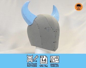 DIY Universal helmet No1 (3in1) - digital pattern for EVA foam