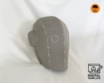 DIY Space Guard helmet template for EVA foam & crafting Help Book!