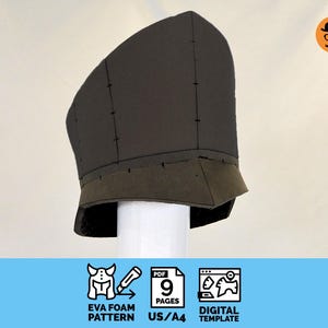 DIY Officer hat - digital pattern for EVA foam