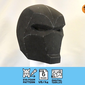 DIY Tactical helmets No3 - digital pattern for EVA foam (advance level)