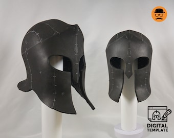 DIY Corinthian helmet template for EVA foam & crafting Help Book! (!!advance level!!)