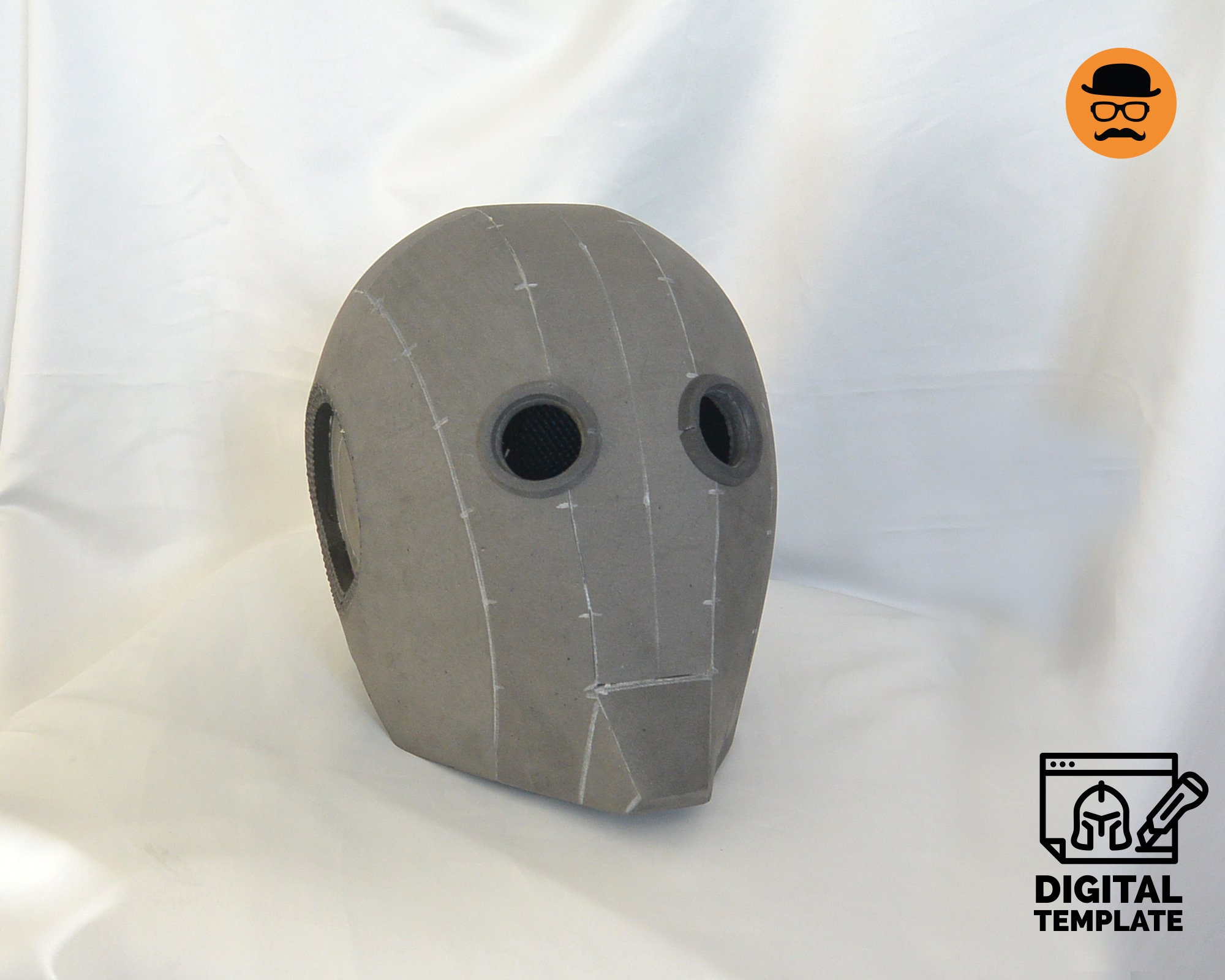 Robot Helmet No.2: DIY Printable EVA Foam Helmet Pattern for Cosplay ...